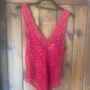 Vintage Lace Victoria Secret thong body suit.